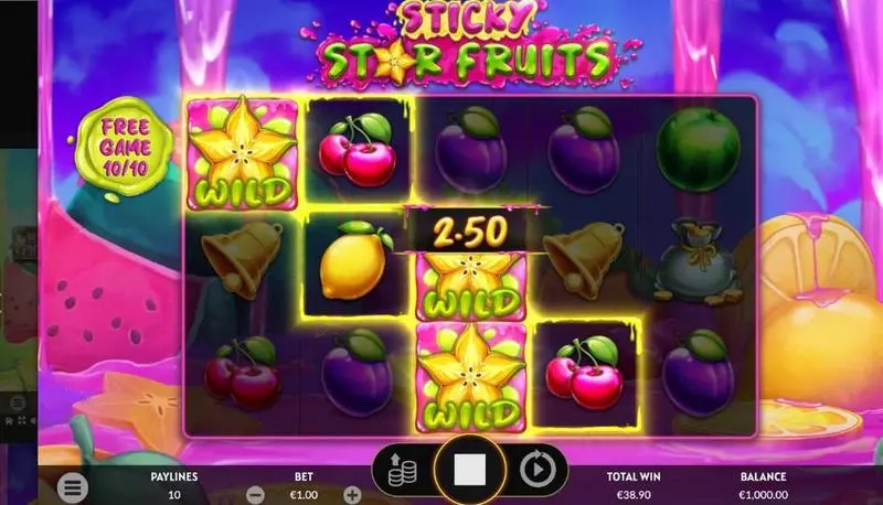 Main Screen Reels - Apparat Gaming  Sticky Star Fruits Slot