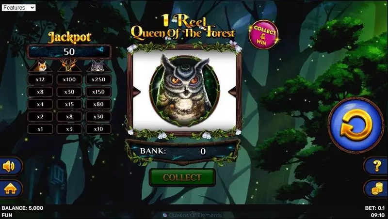 Main Screen Reels - Spinomenal 1 Reel Queen Of The Forest Slot