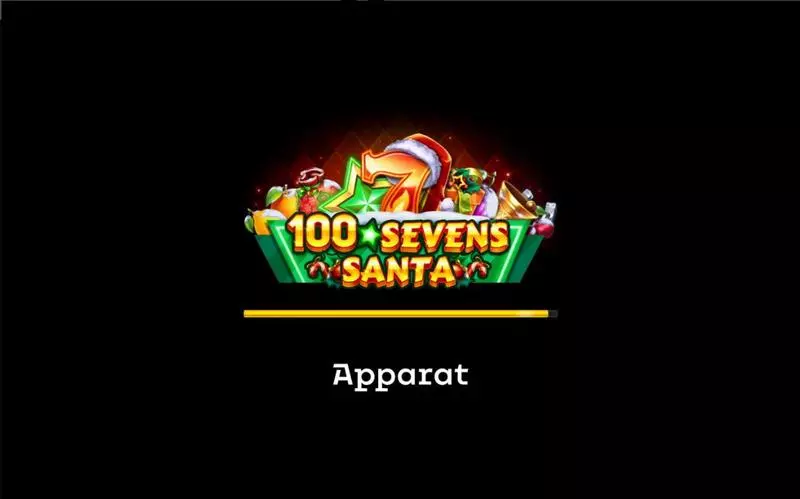 Introduction Screen - Apparat Gaming 100 Sevens Santa Slot