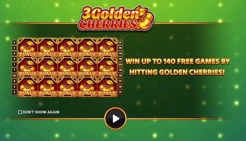Info and Rules - Apparat Gaming 3 Golden Cherries Slot
