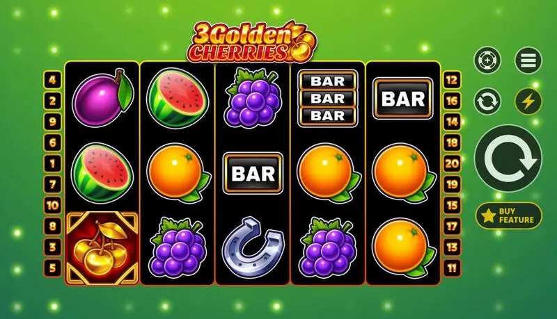 Main Screen Reels - Apparat Gaming 3 Golden Cherries Slot