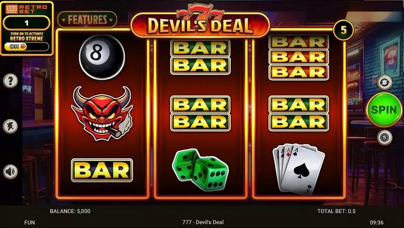 Main Screen Reels - Spinomenal 777 – Devil’s Deal Slot