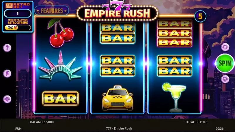 Main Screen Reels - Spinomenal 777 – Empire Rush Slot