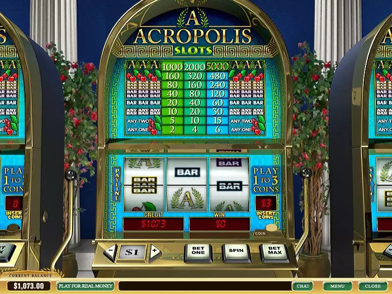Main Screen Reels - PlayTech Acropolis Slot