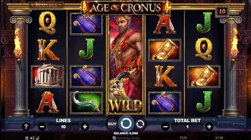 Main Screen Reels - Spinomenal Age Of Cronus Slot