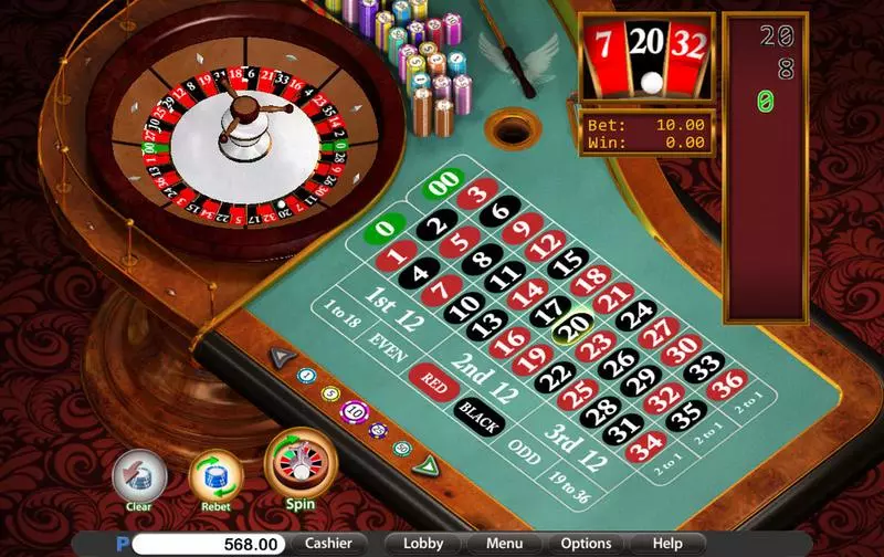 Table ScreenShot - Saucify American Roulette Table