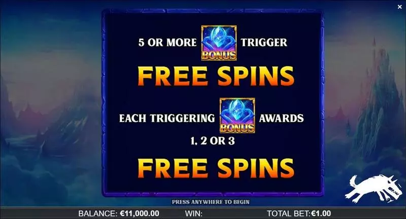 Free Spins Feature - ReelPlay Arctic Sorcerer Gigablox Slot