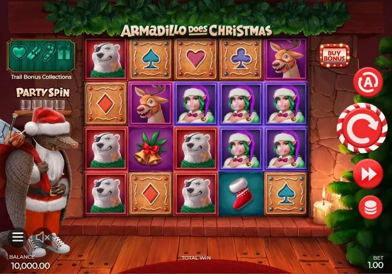 Main Screen Reels - Armadillo Studios Armadillo Does Christmas 2024 Slot