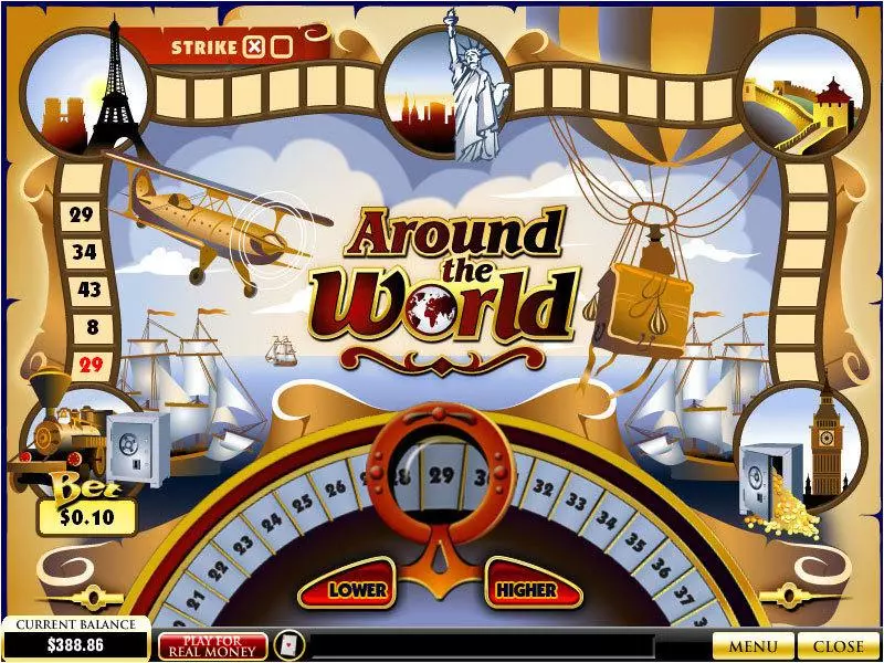 Introduction Screen - PlayTech Around the World Parlor