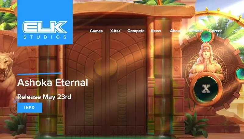 Introduction Screen - Elk Studios Ashoka Eternal Slot