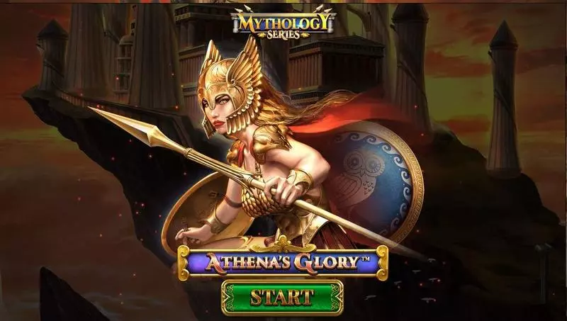 Introduction Screen - Spinomenal Athena's Glory Slot