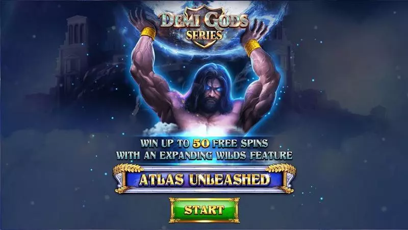 Introduction Screen - Spinomenal Atlas Unleashed Slot