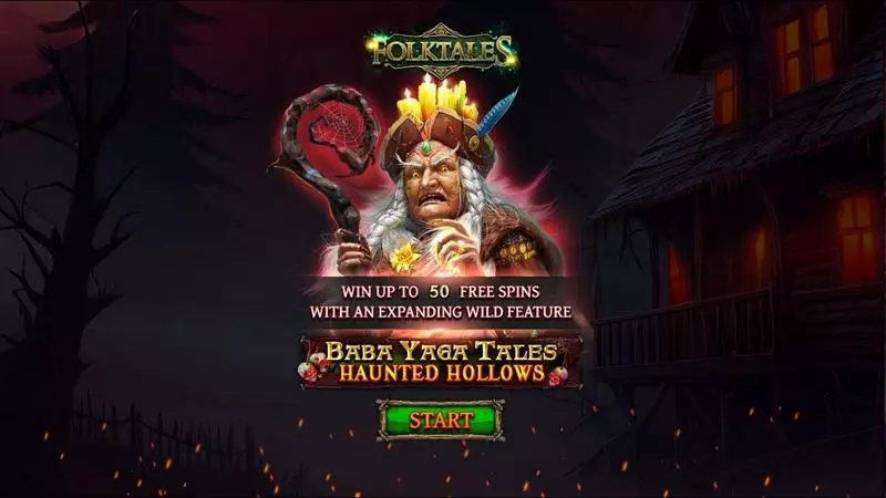 Introduction Screen - Spinomenal Baba Yaga Tales – Haunted Hollows Slot