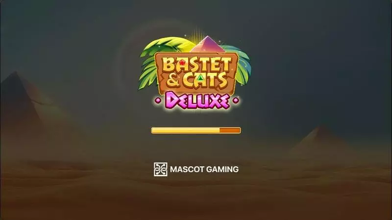 Introduction Screen - Mascot Gaming Bastet and Cats Deluxe Slot