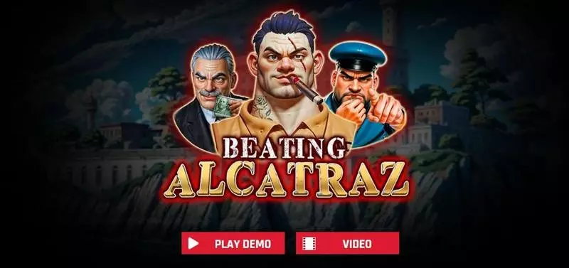 Introduction Screen - Red Rake Gaming Beating Alcatraz Slot