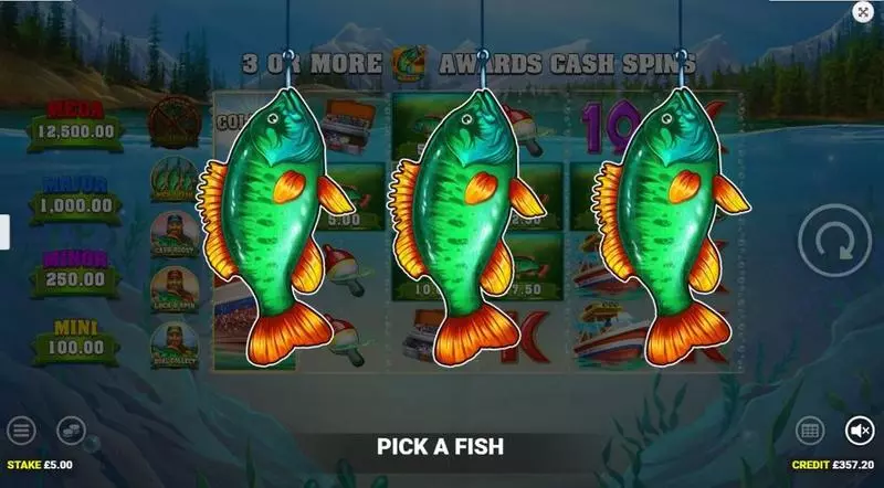 Introduction Screen - Blueprint Gaming Big Catch Even Bigger Bass Slot