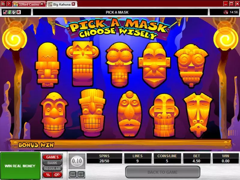 Bonus 2 - Microgaming Big Kahuna Slot