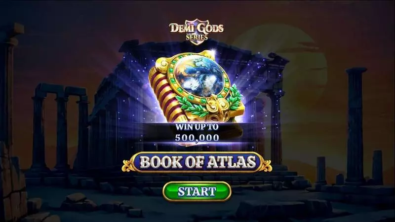 Introduction Screen - Spinomenal Book Of Atlas Slot