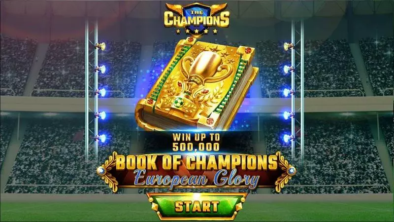Introduction Screen - Spinomenal Book Of Champions – European Glory Slot