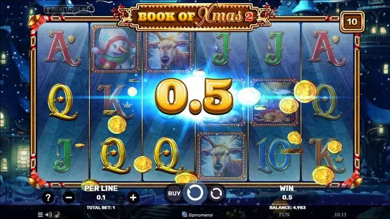 Winning Screenshot - Spinomenal Book Of Xmas 2 Slot