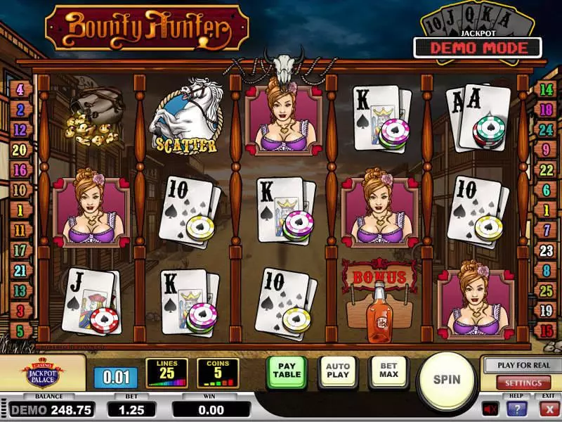 Main Screen Reels - Play'n GO Bounty Hunter Slot