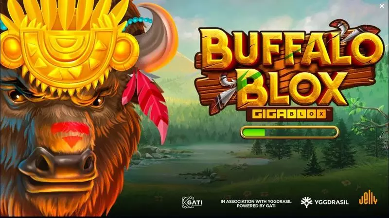 Introduction Screen - Jelly Entertainment Buffalo Blox Gigablox Slot