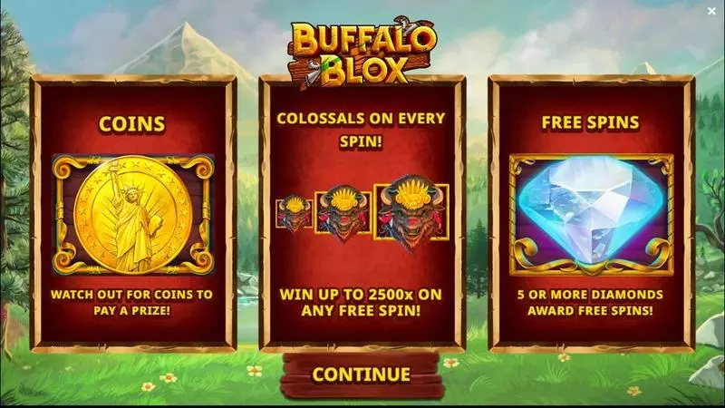 Free Spins Feature - Jelly Entertainment Buffalo Blox Gigablox Slot
