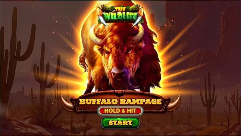 Introduction Screen - Spinomenal Buffalo Rampage – Hold and Hit Slot