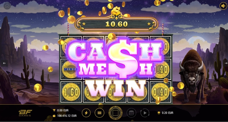 Introduction Screen - BF Games Buffalo Trail Ultra Dice Slot