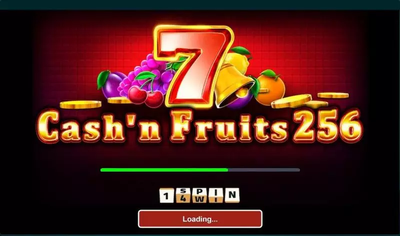 Introduction Screen - 1Spin4Win Cash'n Fruits 256 Slot