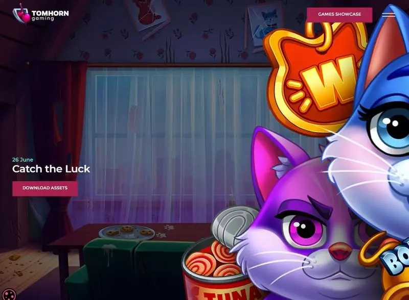Introduction Screen - Tom Horn Gaming Catch the Luck Slot