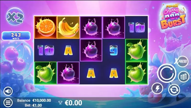 Main Screen Reels - AvatarUX CherryPop Burst Slot