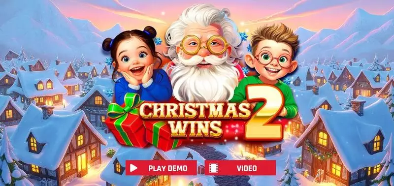 Introduction Screen - Red Rake Gaming Christmas Wins 2 Slot