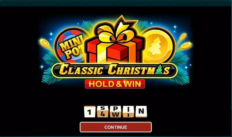 Introduction Screen - 1Spin4Win Classic Christmas Hold And Win Slot