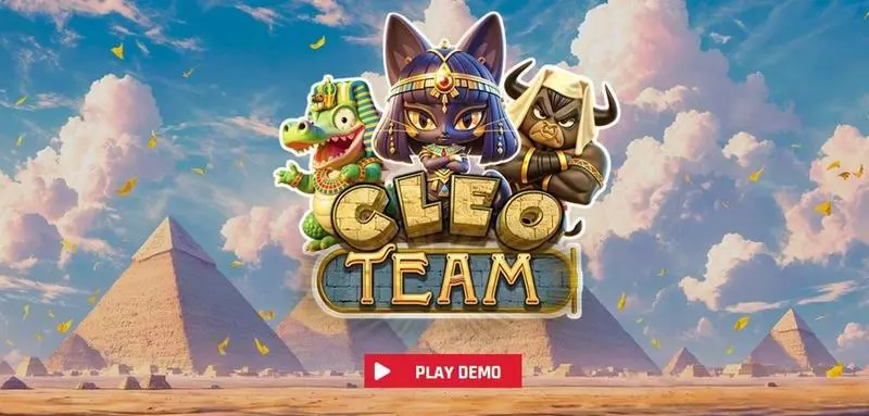 Introduction Screen - Red Rake Gaming Cleo Team Slot