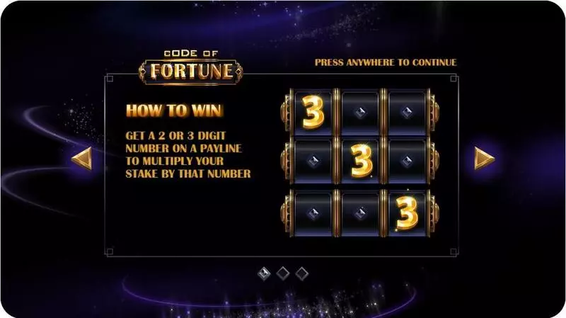 Info and Rules - Mancala Gaming Code of Fortune Slot