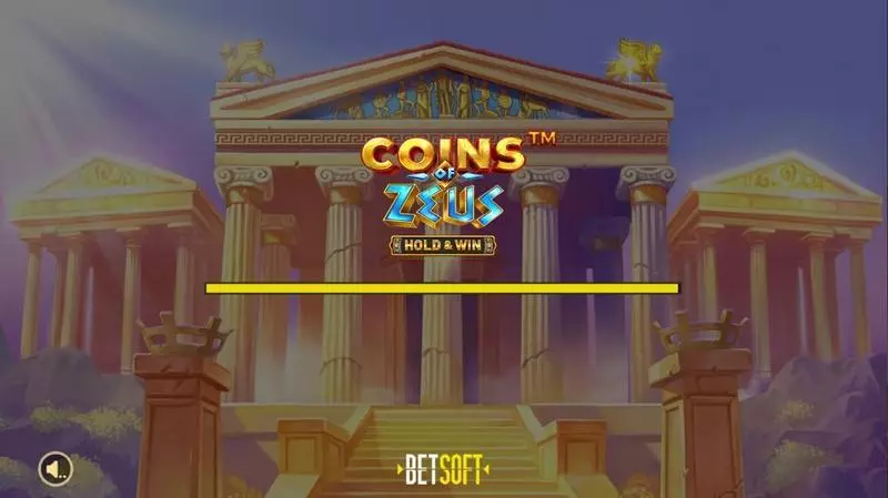 Introduction Screen - BetSoft Coins of Zeus – HOLD and WIN Slot