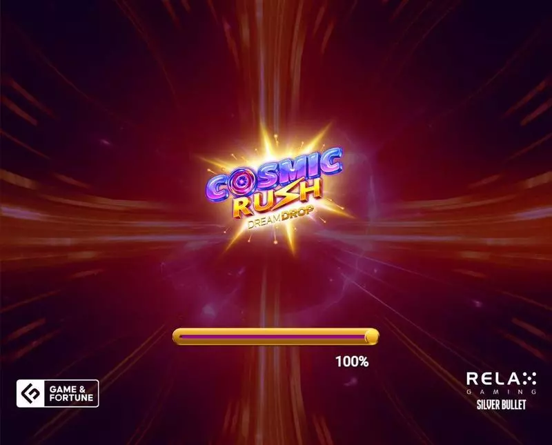 Introduction Screen - Four Leaf Gaming Cosmic Rush Slot