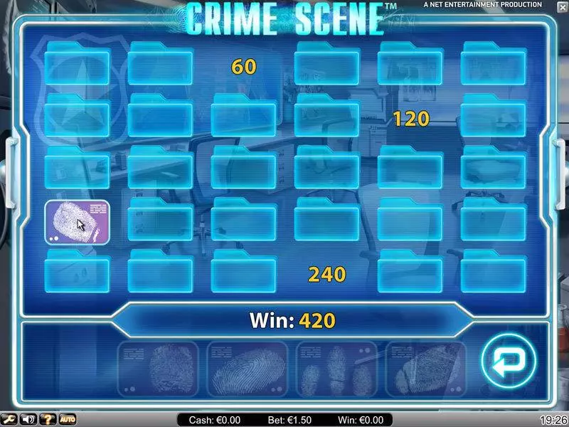 Bonus 1 - NetEnt Crime Scene Slot