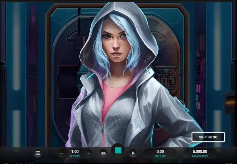 Introduction Screen - Four Leaf Gaming Cybes Vault Slot