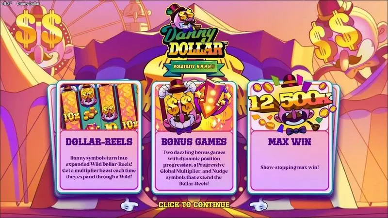 Info and Rules - Hacksaw Gaming Danny Dollar Slot