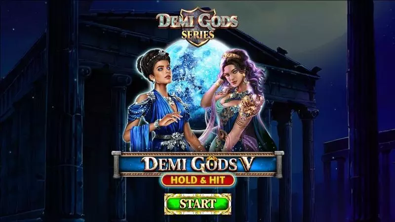 Introduction Screen - Spinomenal Demi Gods V – Hold and Hit Slot