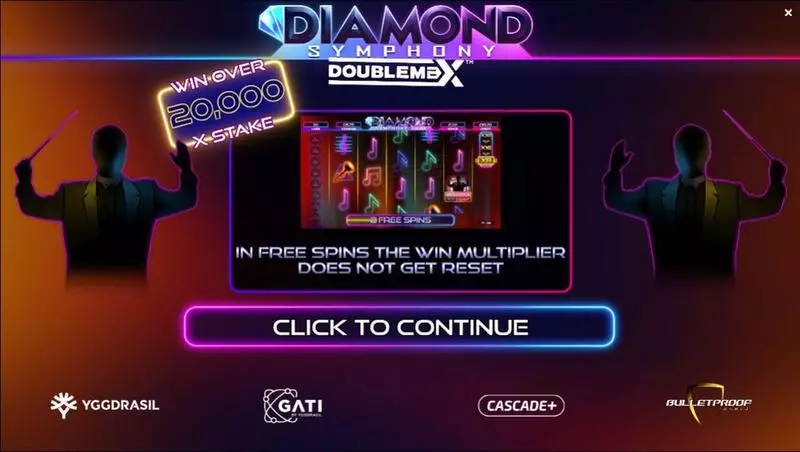 Info and Rules - Bulletproof Games Diamond Symphony DoubleMax Slot