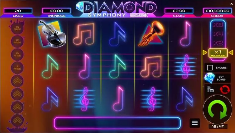  - Bulletproof Games Diamond Symphony DoubleMax Slot