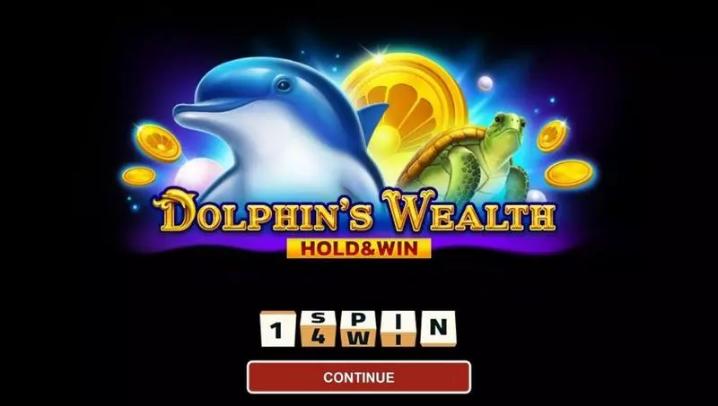 Introduction Screen - 1Spin4Win Dolphin's Wealth Slot
