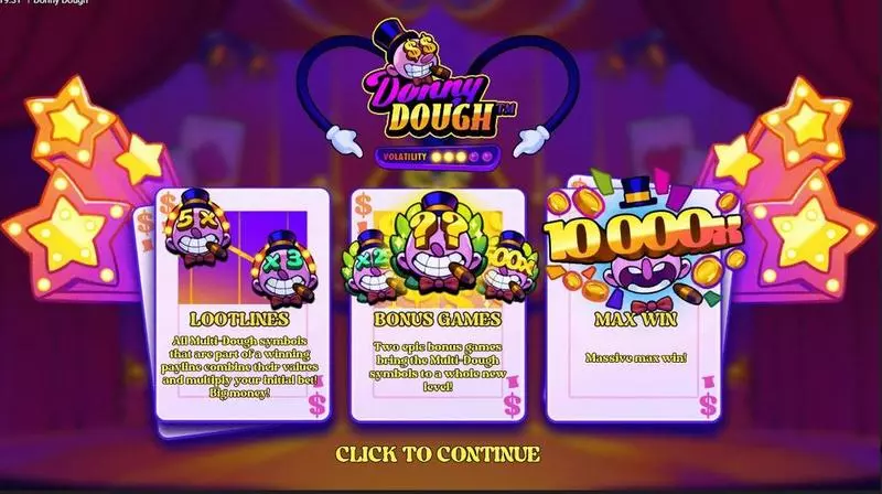 Info and Rules - Hacksaw Gaming Donny Dough Slot