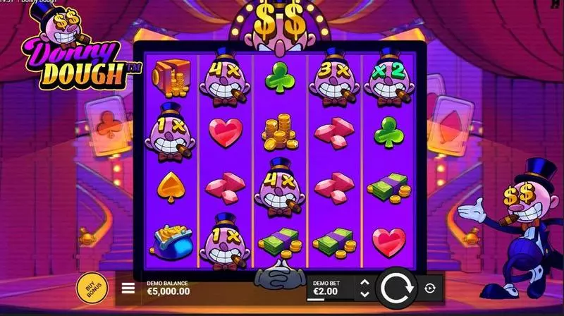 Main Screen Reels - Hacksaw Gaming Donny Dough Slot