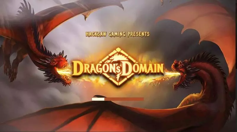 Introduction Screen - Hacksaw Gaming Dragon’s Domain Slot