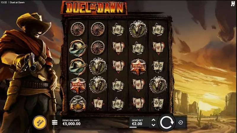 Main Screen Reels - Hacksaw Gaming Duel At Dawn Slot