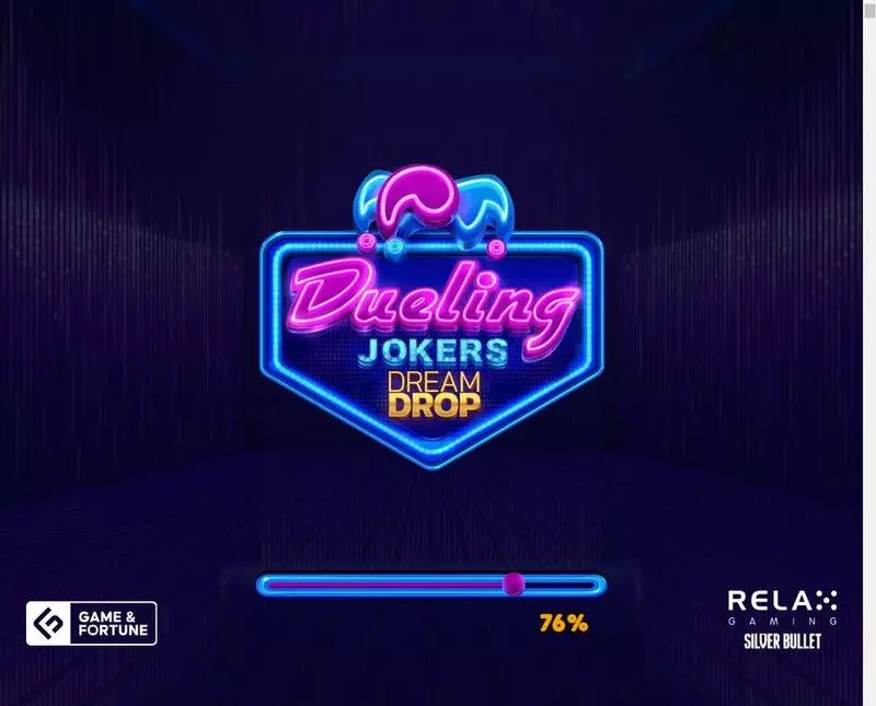 Introduction Screen - Four Leaf Gaming Dueling Jokers - Dream Drop Slot